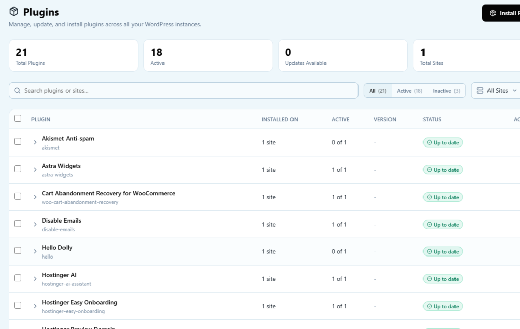 03 maintenance plugins